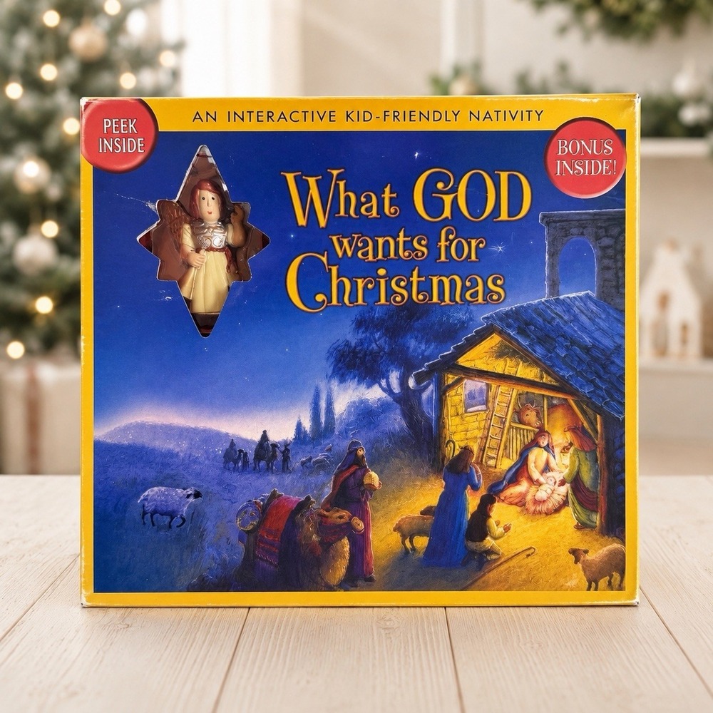 What GOD Wants for Christmas Interactive Nativity Complete FamilyLife 2005 Set